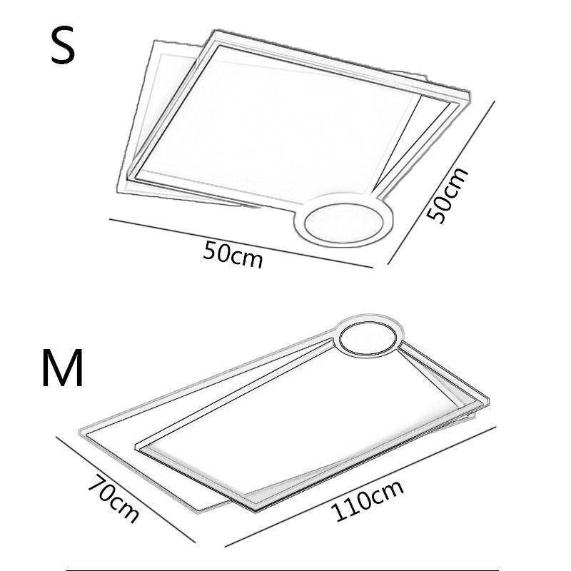 Plafoniera LED minimalista a filo 3 luci