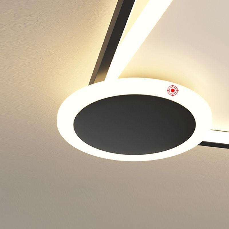 Plafoniera LED minimalista a filo 3 luci