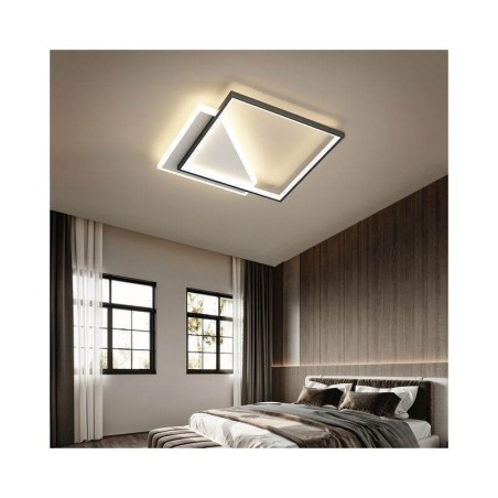 Plafoniera LED moderna a filo 2 luci 40/45 W 40x40x6 cm o 50x50x6 cm