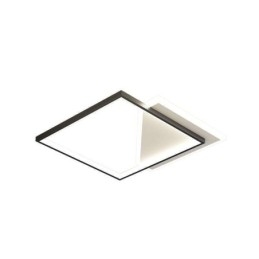 Plafoniera LED moderna a filo 2 luci 40/45 W 40x40x6 cm o 50x50x6 cm
