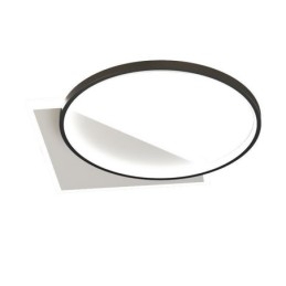 Plafoniera LED moderna a filo 2 luci 40×40×6 cm