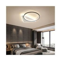 Plafoniera LED moderna a filo 2 luci 40×40×6 cm