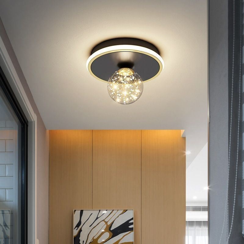 Lampada da soffitto a filo LED moderna 2 luci 25×25×17 cm