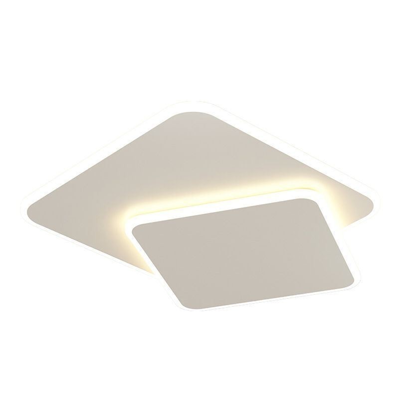 Plafoniera da incasso quadrata doppia LED