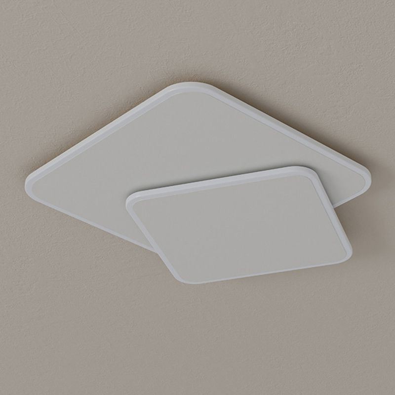 Plafoniera da incasso quadrata doppia LED