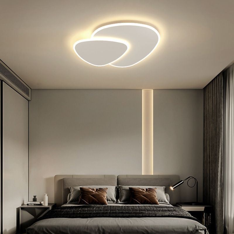 Plafoniera a filo doppio triangolo LED moderna