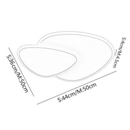 Plafoniera a filo doppio triangolo LED moderna