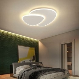 Plafoniera a filo doppio triangolo LED moderna