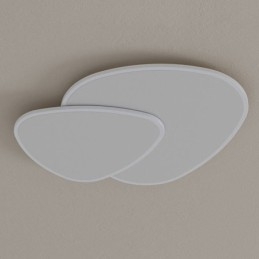 Plafoniera a filo doppio triangolo LED moderna