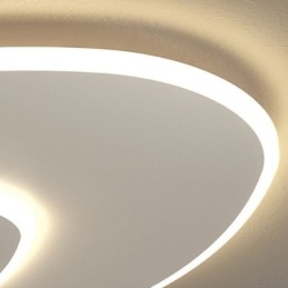 Plafoniera a filo doppio triangolo LED moderna
