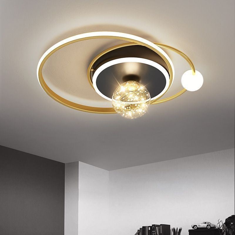 Plafoniera LED da soffitto a filo moderna 4 luci 32W/40W