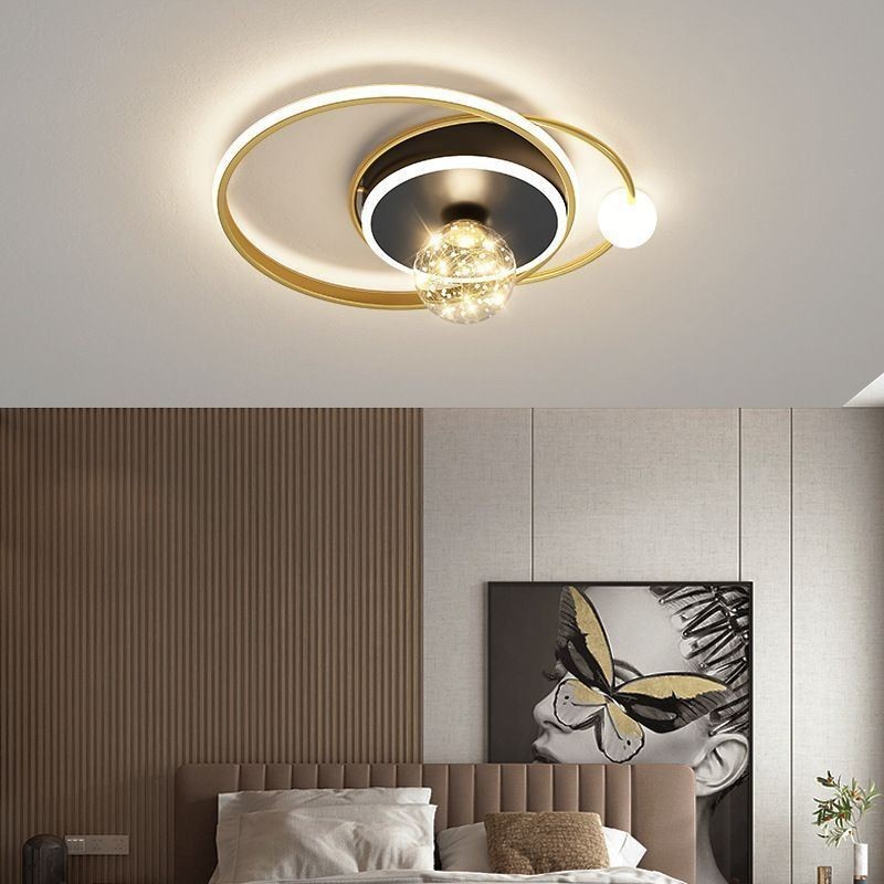 Plafoniera LED da soffitto a filo moderna 4 luci 32W/40W