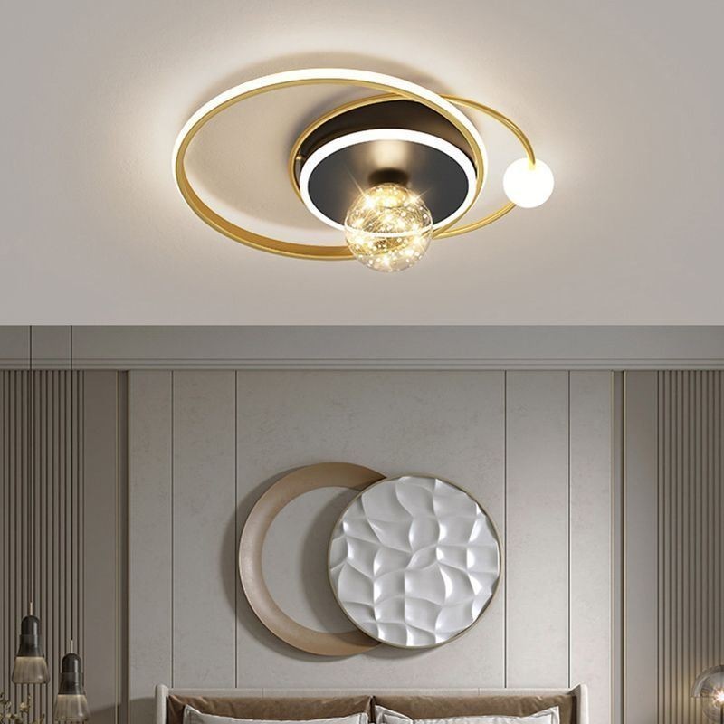 Plafoniera LED da soffitto a filo moderna 4 luci 32W/40W
