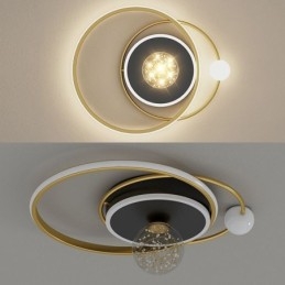 Plafoniera LED da soffitto a filo moderna 4 luci 32W/40W