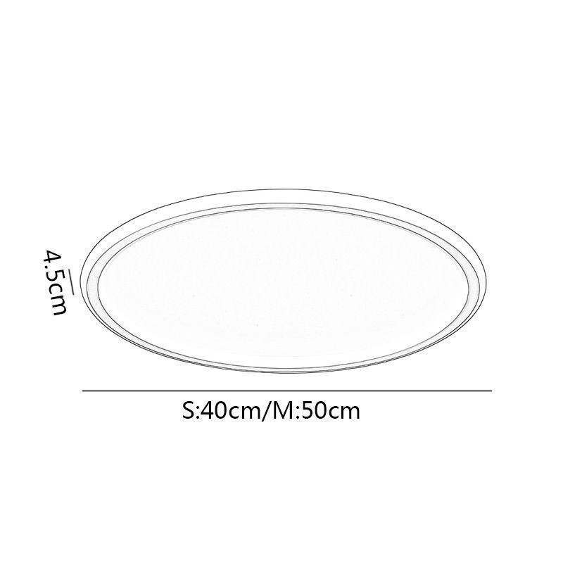 Plafoniera LED rotonda a filo tricolore dimmerabile