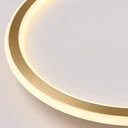 Plafoniera LED rotonda a filo tricolore dimmerabile