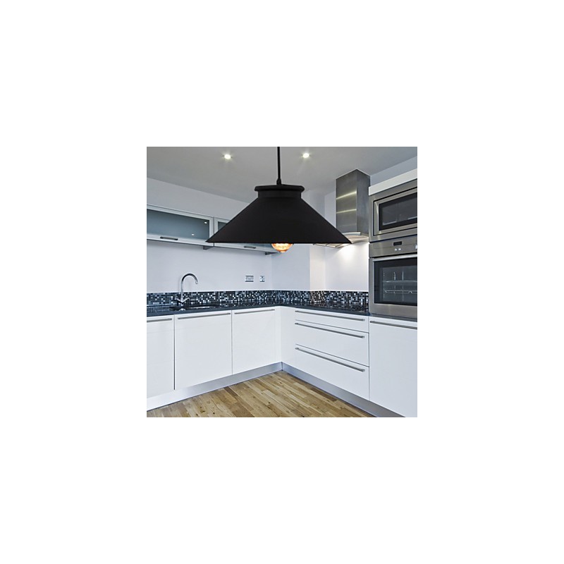 Lampadario mini moderno contemporaneo in metallo nero