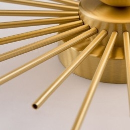 Plafoniera moderna a filo a globo 1 luce 40 x 18 cm con lampadina inclusa