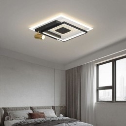 Plafoniera geometrica a LED in acrilico da montaggio a filo