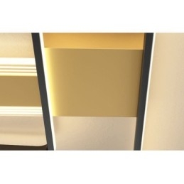 Plafoniera geometrica a LED in acrilico da montaggio a filo