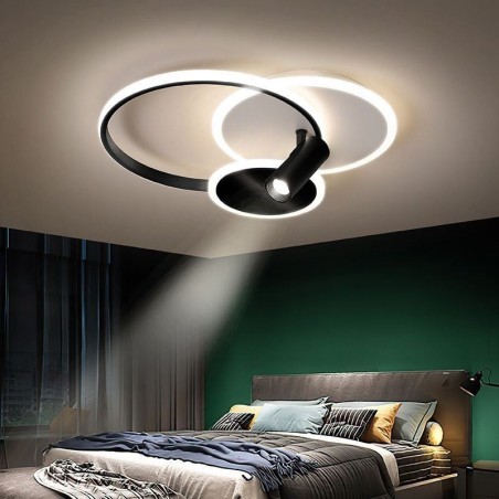 Plafoniera a filo creativa in acrilico con 4 luci LED