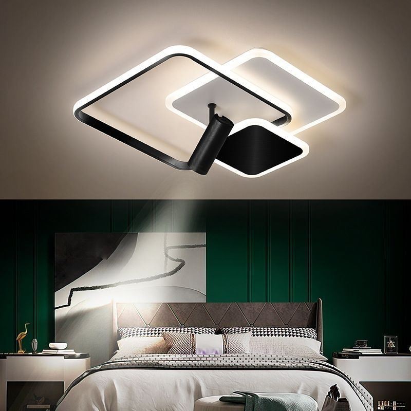 Plafoniera a filo creativa in acrilico con 4 luci LED