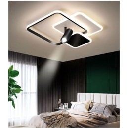 Plafoniera a filo creativa in acrilico con 4 luci LED