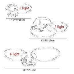 Plafoniera LED ad anello Halo oro spazzolato