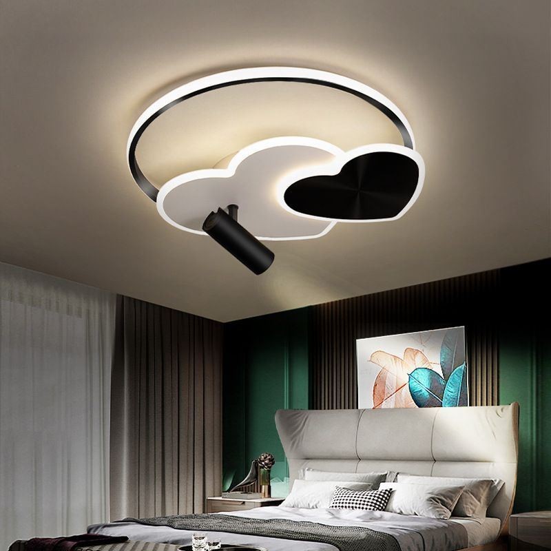 Plafoniera LED creativa in acrilico a montaggio a filo