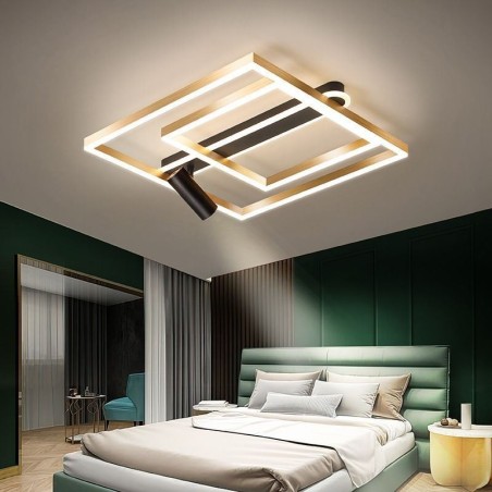 Plafoniera LED a filo minimalista in acrilico