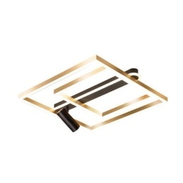 Plafoniera LED a filo minimalista in acrilico