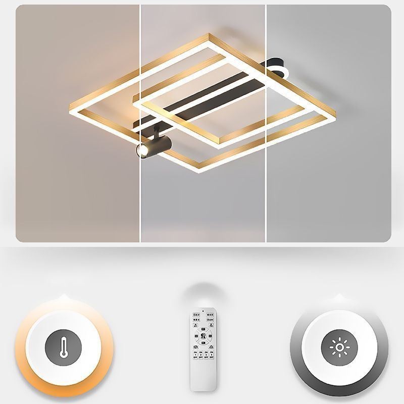 Plafoniera LED a filo minimalista in acrilico
