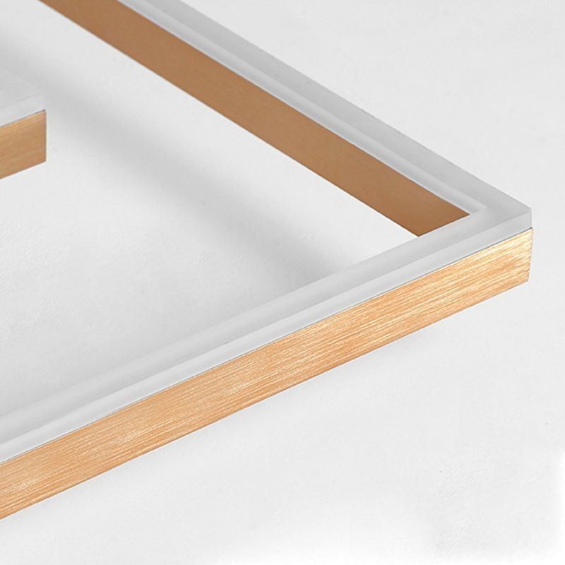 Plafoniera LED a filo minimalista in acrilico