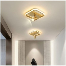 Plafoniera LED a filo in acrilico minimalista