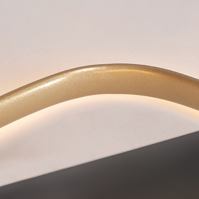 Plafoniera a cuore oro spazzolato a filo LED