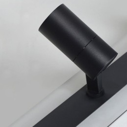 Plafoniera LED lineare da soffitto a filo in acrilico, 3 luci