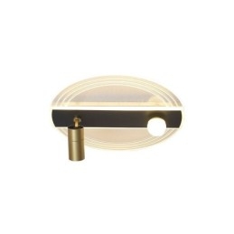Plafoniera LED a filo con 3 faretti in acrilico