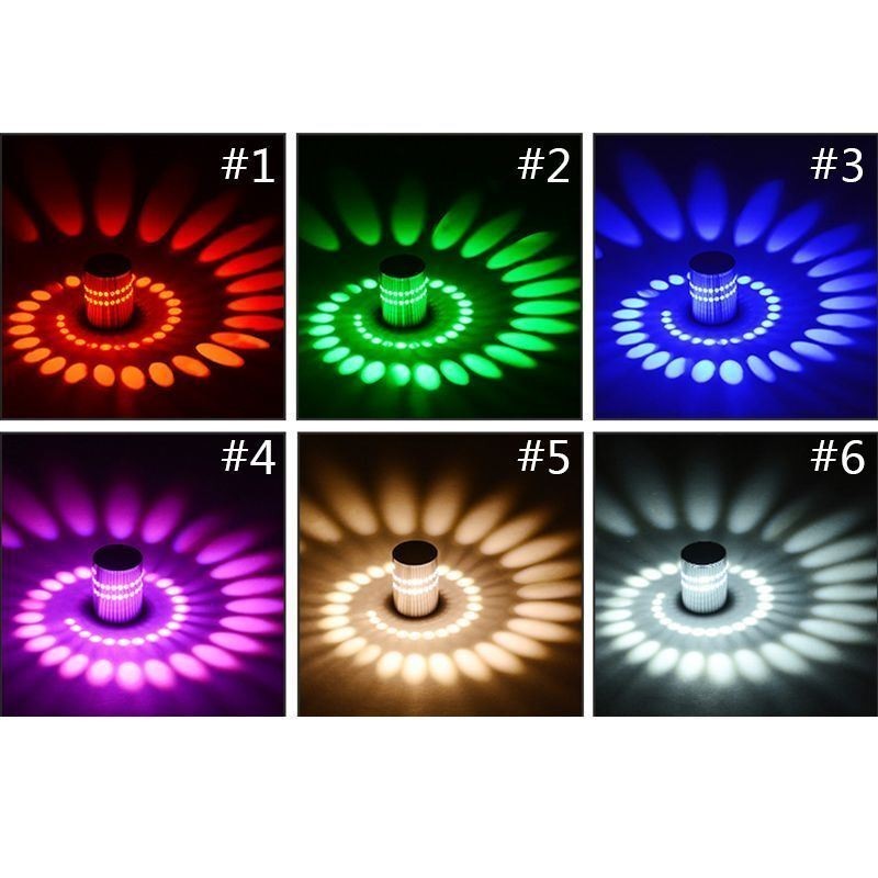 Applique da parete LED moderna in alluminio 5,5 x 7 cm 240 lm