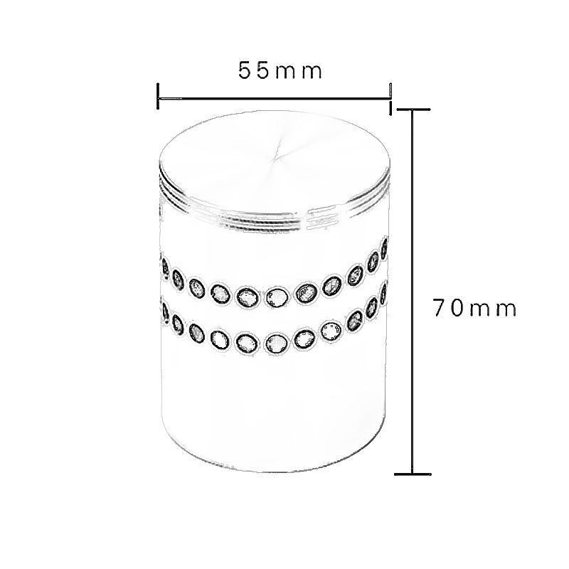 Applique da parete LED moderna in alluminio 5,5 x 7 cm 240 lm