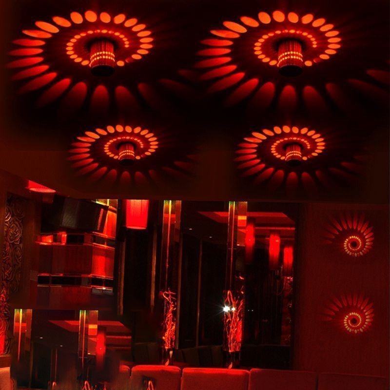Applique da parete LED moderna in alluminio 5,5 x 7 cm 240 lm