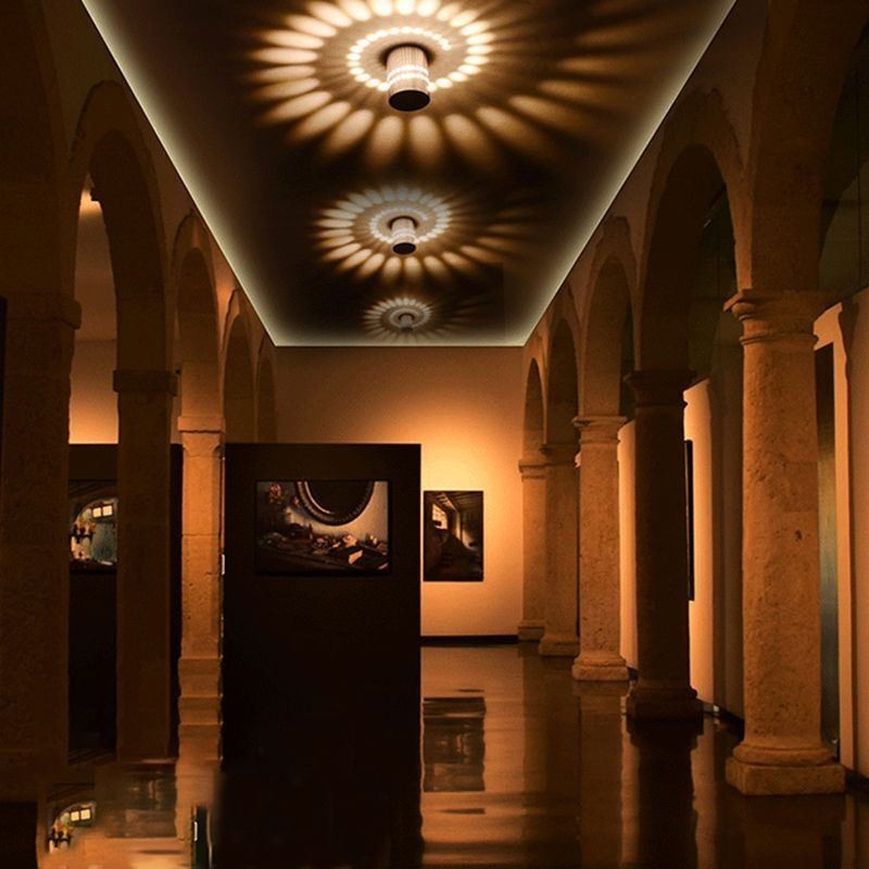 Applique da parete LED moderna in alluminio 5,5 x 7 cm 240 lm