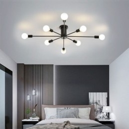 Plafoniera decorativa Magic Bean a montaggio a filo 8 luci E26/E27 87 x 20 cm
