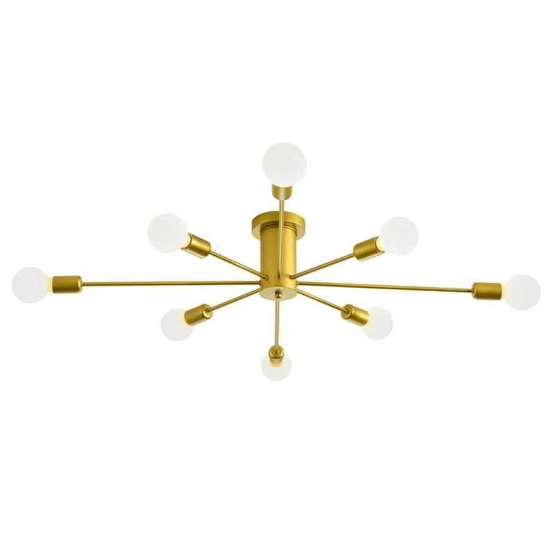Plafoniera decorativa Magic Bean a montaggio a filo 8 luci E26/E27 87 x 20 cm