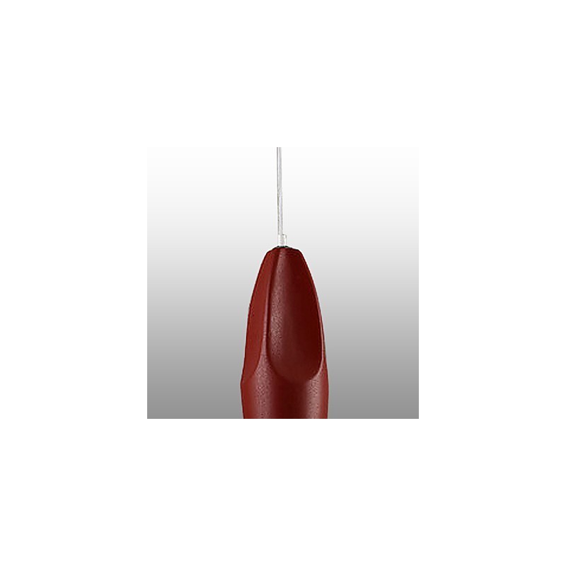 Lampadario a sospensione vintage retrò Tom Dixon in ceramica rossa