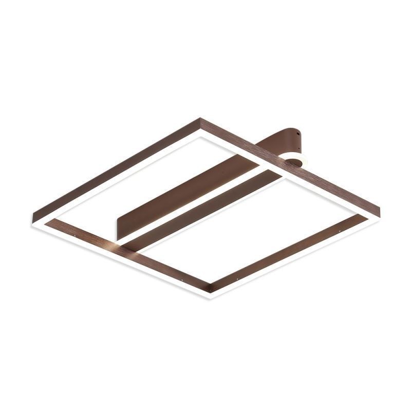 Plafoniera a filo quadrata in acrilico LED 50W dimmerabile 3000-6000K 50x50x8 cm