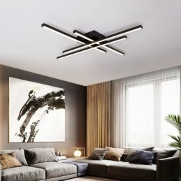 Plafoniera LED lineare a filo in acrilico