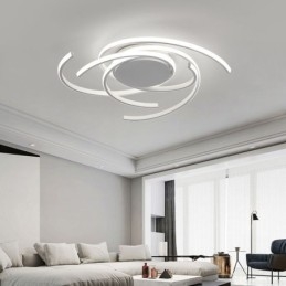Plafoniera LED a filo moderna semplice 56 x 10 cm 40W