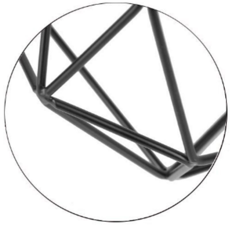 Plafoniera a filo diamante moderna 20×22 cm E26/E27