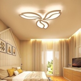 Plafoniera a filo LED fiore in acrilico