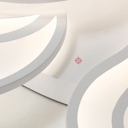 Plafoniera a filo LED fiore in acrilico